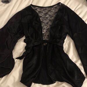 Vintage Silk Kimono Top